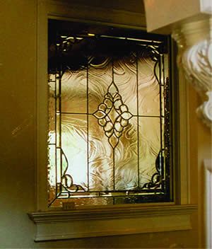 Custom Beveled Glass by Leslie Puik