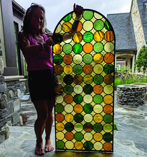 Custom Stained Glass by Leslie Puik