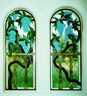 Custom Tiffany Style Glass by Leslie Puik
