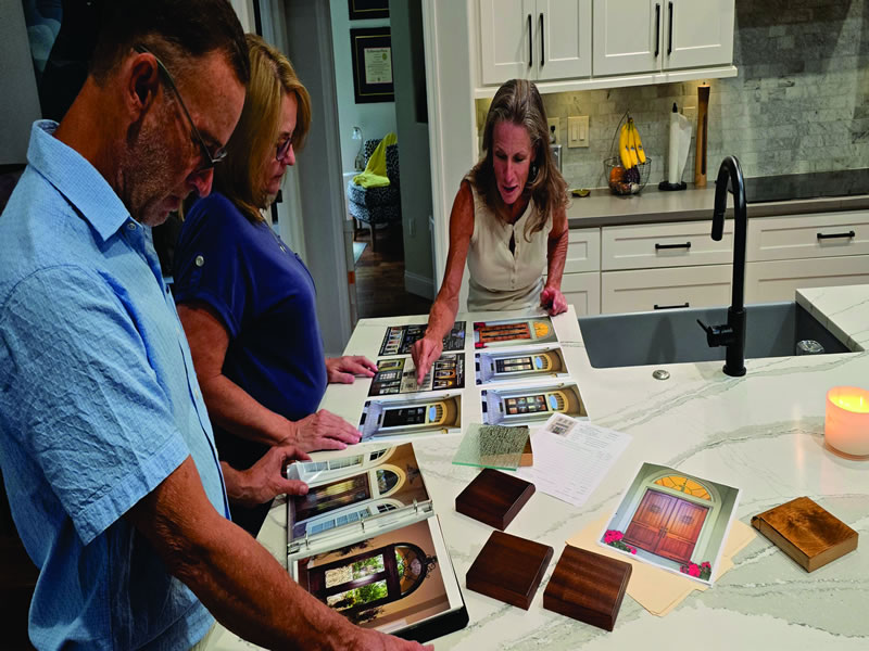 Entry door design consultation